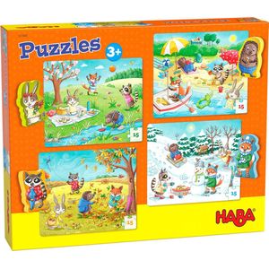 Haba Kinderlegpuzzel De Seizoenen 8-delig