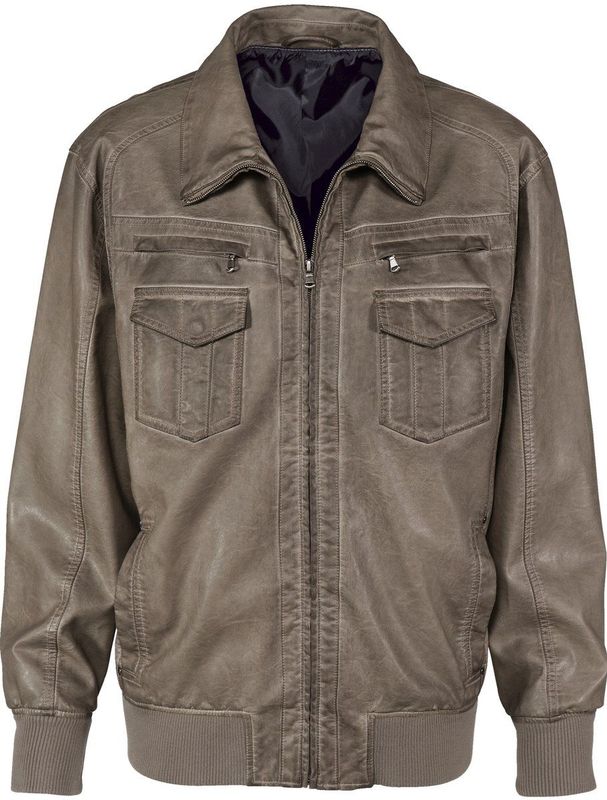 BABISTA - VORENTO - Tussenjas - Grijs - Met Platte Kraag en Blinde Rits