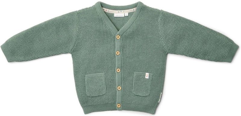 Gebreid Vest - Groen - Forest Friends-80