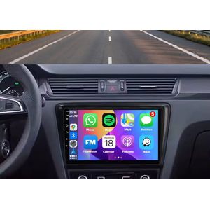 Autoradio 4/64 met Carplay en Android auto | Geschikt voor Scoda Rapid en Seat Toledo 2013-2019 | Radio scherm met Navigatie | 2013 2014 2015 2016 2017 2018 2019 | NH1 NH3