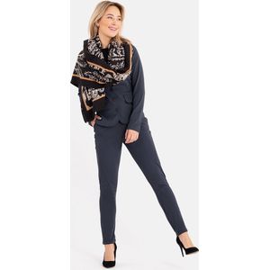 Grijze Broek/Pantalon van Je m'appelle - Dames - Travelstof - Maat 40 - 3 maten beschikbaar