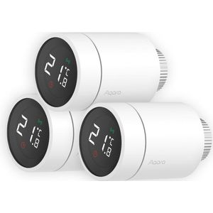 Slimme Radiator Thermostaat 3-pack - Spraakbediening en Compatibel met Smart Home