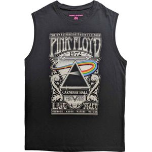 Pink Floyd - Carnegie Hall Poster Tanktop - M - Zwart