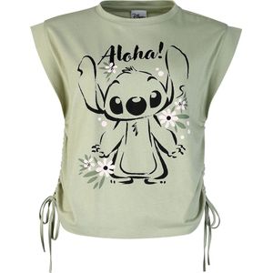 Lilo & Stitch Stitch - Aloha Dames Top - olijf - XXL