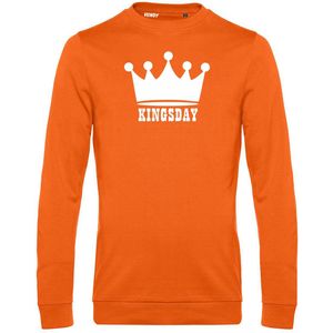 Sweater Kingsday | oranje shirt sweater | Koningsdag kleding | Oranje | maat M
