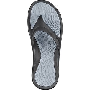 BECO heren teenslippers - zwart/grijs - maat 41