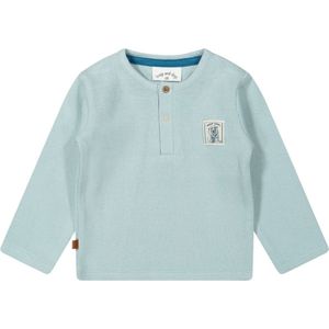 Frogs and Dogs-Shirt in Wafelstof- Lichtblauw - Maat 62