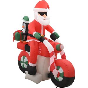 vidaXL-Kerstman-opblaasbaar-op-motorfiets-LED-IP44-160-cm