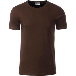 James and Nicholson - Heren Standaard T-Shirt (Bruin)