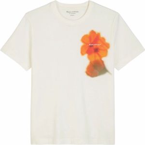 Marc O'Polo - T-Shirt - Egg White - Heren - 100% Biologisch Katoen