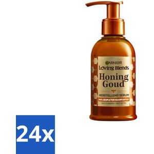 24 x Garnier - Loving Blends Honing Goud - Herstellend Haarserum - Beschadigd & Breekbaar Haar - 115 ml - Haar Serum - Herstellend Serum - Beschadigd Haar - Breekbaar Haar - Honing Serum