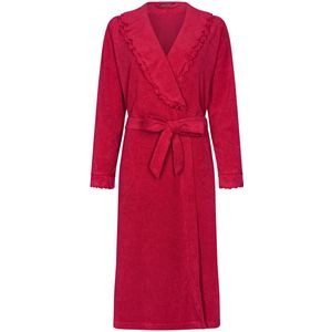 Badjas Pastunette Premium - Ruffle - Roze - Badstof - Maat M