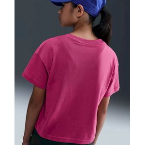 Sportswear - Essential - Sport T-shirt - Rood - Korte Mouw - Meisjes