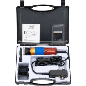 Collox Dieren tondeuse - Trimmer - Scheerapparaat - Elektrische - Geluid 40 db - Geschikt voor verschillende soorten dieren haar - Met 4 verschillende lengte standen (3/6/9/13 mm - Vermogen 36 W - In handige draagkoffer