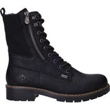 Rieker - Veterboots - Zwart - Dames