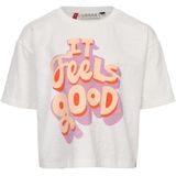 LOOXS Little 2601-7413-001 Meisjes T-Shirt - Maat 92 - Gebroken Wit van 100% Cotton