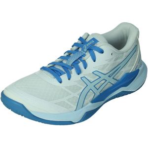 Asics gel-tactic 12 in de kleur wit.