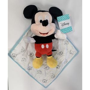 Disney - Mickey Mouse knuffel met dekentje - 25 cm - Pluche - Mickey Mouse - Disney knuffel