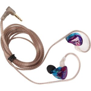 In-Ear Monitors Oortelefoon Stereo Lossless Sound 35 Mm Haakse Stekker 1BA 1DD HiFi-hoofdtelefoon met Ruisonderdrukking - Kleurrijke standaard .