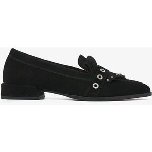 VIA VAI - Jazz Emily - Loafers - Zwart - Hoogwaardig Suède