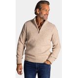NZA - Ecru wollen half zip knitwear
