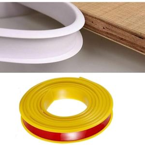 Kantenband, meubelrandafwerking U-vormige TPE-randbeschermingsstrip, kantenband, houten randafwerkingsstrip, geschikt voor kasten, garderobekasten, tafelbladen en speciale uitsparingen - geel 5m×20mm