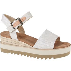 TOMS Shoes DIANA - Sandalen met hakDames Sandalen - Kleur: Wit/beige - Maat: 37