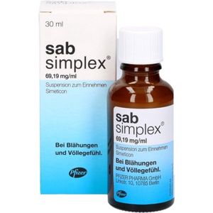 Sab Simplex - 30ml - Laxeermiddel - Helpt Tegen Darmkrampjes Baby
