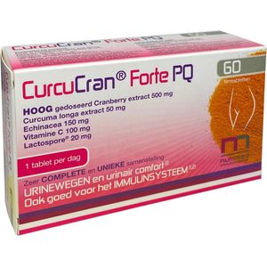 CurcuCran® Forte - Cranberry - Kurkuma - Echinacea - Vitamine C - 500 mg