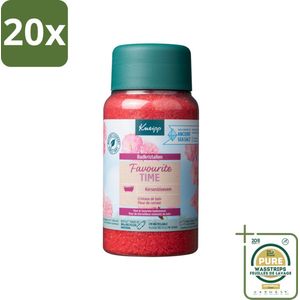 20 x Kneipp - Badzout - Favourite Time - Kersenbloesem - 600 g - Grootverpakking - Badzout - Badzout Kersenbloesem - Badzout Voor Huid - Badzout Voor Ontspanning - Badzout Voor Selfcare