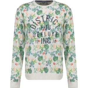 DEELUXE Sweatshirt met ronde hals en tropische printSICILIA Natural