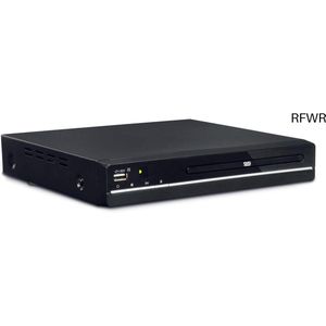 RFWR® Compacte DVD-speler met Full HD 1080p opschaling en meerdere video-aansluitingen