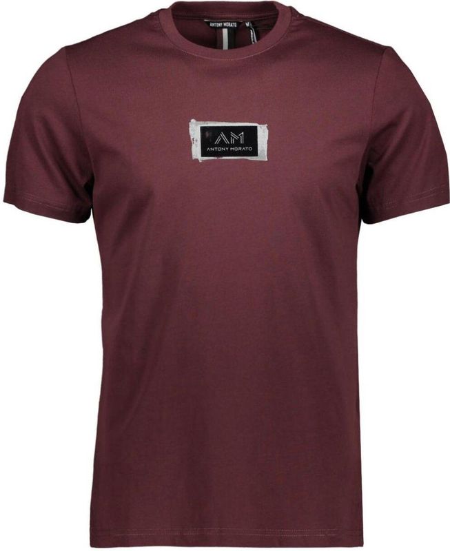 T-shirt met labelprint