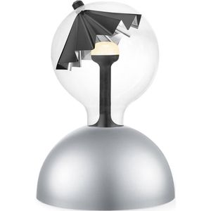 Home Sweet Home tafellamp Move Me - tafellamp Bumb inclusief LED Move Me lamp - lamp 17 cm - tafellamp hoogte 25 cm - inclusief E27 LED lamp - grijs/zwart