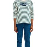 Vertbaudet - Marinière T-shirt - Biologisch Katoen - Zwangerschaps- en Borstvoeding