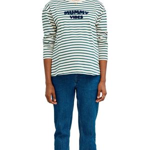 Vertbaudet - Marinière T-shirt - Biologisch Katoen - Zwangerschaps- en Borstvoeding