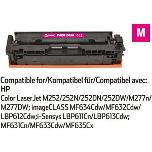 INKFIND 045H tonercartridge Magenta compatibel met Canon 045H Magenta Canon 045 Magenta toner cartridge -1-pack Magenta