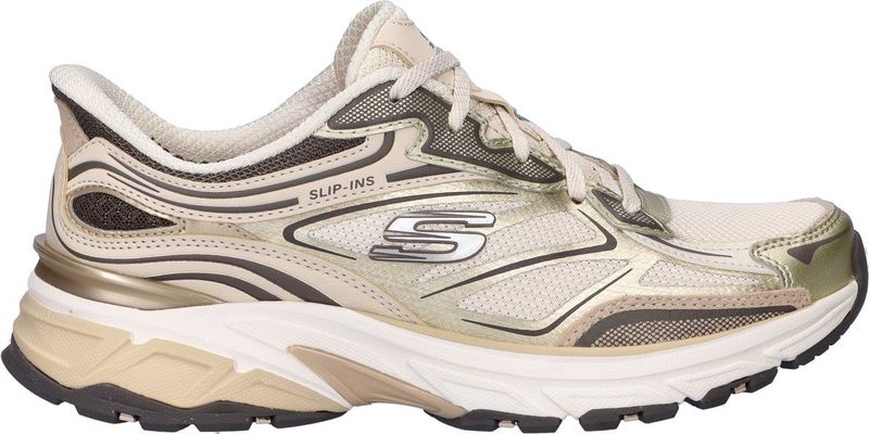Skechers - Hands Free Slip-Ins Stamina Sport - Dames Sneaker - Beige multi