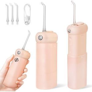 Equivera Waterflosser - Monddouche - Elektrisch Flosapperaat - Water Flosser - Waterflosser Draadloos - Water Flosser Draadloos - Draadloos en Oplaadbaar - Must have voor uw hygiëne!