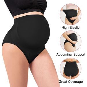 Vrouwen over de bult zwangerschapsondergoed- maat M - 2stuks/pack - Mama naadloze hoge taille zwang-Women's Over the Bump Maternity Underwear Size M - 2 pieces /Pack -Mama Seamless High Waist Maternity Pregnancy Pantieserschap- zwangerschap slipje