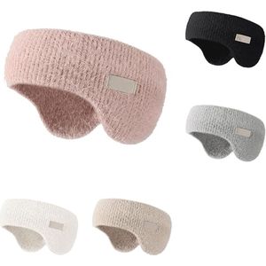 5-delige slaapgeluidsisolerende oorkappen - Slaapgeluidsreducerende hoofdband - Warme winteroorkappen - Geluidsreducerende oorkappen - Slaapmasker - Verdikte gebreide oorkappen - Geschikt voor fietsen en slapen -