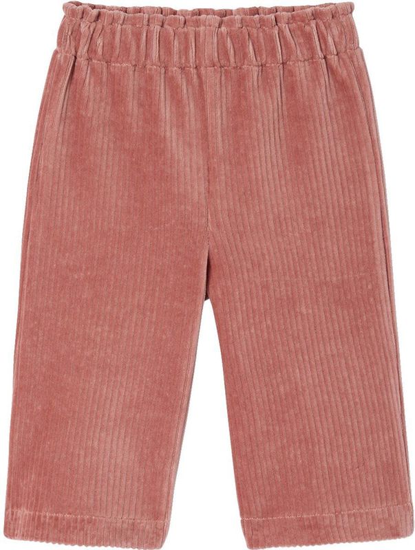 Vertbaudet Baby broek in fluweel / velours, wijde vorm