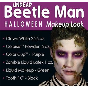 Mehron - Halloween Schmink Kit - Undead Zombie Man - Beetlejuice - Inclusief Youtube Tutorial