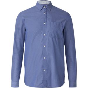 Shirt - Casual - Normale Pasvorm - Met Button-Down Kraag - Met Borstzak