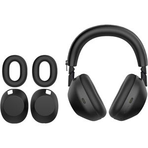 Hoesje voor Over-Ear Koptelefoon, ultradunne zachte Silicone Cover, anti-val, zwart - geschikt voor Sony WH-1000XM6