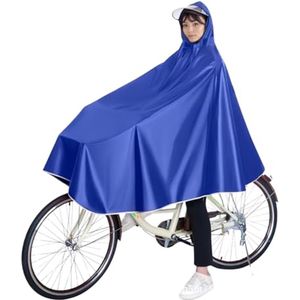 Waterdichte Fiets Poncho voor Alle Seizoenen, Ademend en Lichtgewicht Regenjack
