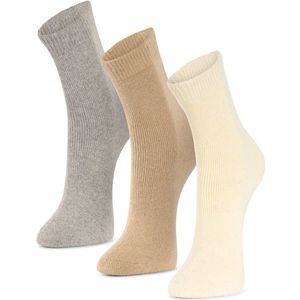 Alpaca-wollen sokken (Maat 36-41) - 3 Paar - Thermo - Random Mix - Dikke sokken - Warme sokken - Winter sokken - American Alpaca - Vrouwen
