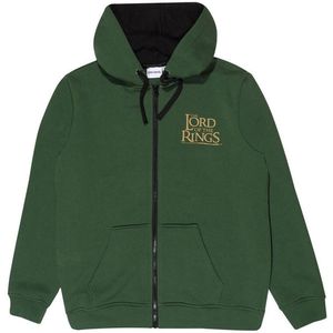 The Lord Of The Rings Logo Vest met capuchon groen M Katoen -