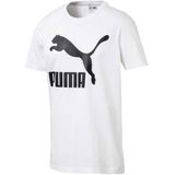 Puma - Classics Logo - T-shirt - Wit - Korte Mouwen