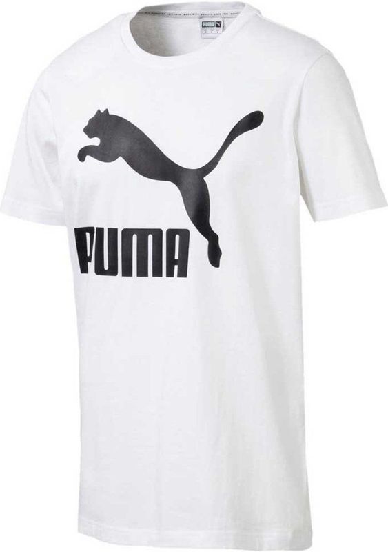 Puma - Classics Logo - T-shirt - Wit - Korte Mouwen